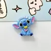 Nuevos accesorios de resina de happy stitch diy pegamento de crema funda de teléfono móvil hebilla de zapato pinza para el pelo parche de pegatina para refrigerador