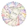18 Tarjetas de Lenguaje de las Flores, Ilustraciones de Acuarela Pintadas a Mano de Ensueño, Tarjetas Florales, Etiquetas de Regalo, Tarjetas de Significado, Shein