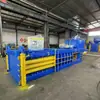 Prensa Empacadora Hidráulica Horizontal Personalizada de 80 Toneladas para Empaque por Compresión de Cajas de Papel de Desecho y Botellas de Plástico
