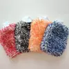 Terciopelo Chenilla Guante de Cinco Dedos para Lavado de Autos Felpa Paño para Limpiar el Coche No Fácil de Dañar Malla Sándwich Trapo de Limpieza