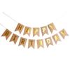 Ins Fishtail Kraft Papel Carta de Feliz Aniversário Bandeira Decoração de Festa de Aniversário de Bebê Fundo Flor