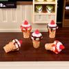 Resina Artificial Geleia Sorvete Casa de Bonecas Comida em Miniatura Brinquedo Modelo Ob11 Acessórios de Cena