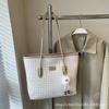Bolsa Tote Retrô de Cor Sólida, Elegante e Única, de Alta Qualidade para Mulheres, Versátil, Casual, para o Trabalho, Estudante, Nova Bolsa de Ombro