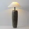 Ornamento estilo japonês vaso de cerâmica luminária de mesa para sala de estar em estilo silencioso Modelo Chinês Quarto de Hotel Hostel Quarto de designer Luminária de cabeceira