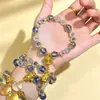 Pulsera de ágata blanca, vidrio de ceniza de incienso, zona escénica del templo, joyería de moda más vendida en el mercado nocturno, cadena de moda nicho al por mayor