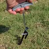 Barraca de camping ao ar livre dossel aço prego arrojado alongado camping Snow Beach Terra prego 40cm