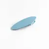 Pasador de metal caliente transfronterizo color caramelo pintura brillante Pinza de pico de pato ovalada Pegamento de crema clip inferior diy clip lateral para niña