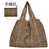 Bolsa de compras ecológica grande Nezha plegable portátil para comestibles fuerte y duradera moda de dibujos animados gran capacidad