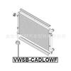 Aplicable al soporte superior e inferior del tanque de agua del radiador de refrigeración del radiador de goma de Volkswagen 1K0121367F
