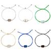 Ventas Directas de Fábrica Pulsera de Racimo de Cristal Rombo Joyería de Amor Cadena de Navidad Joyería de Piedra Natural de Imitación Diseño de Rombo