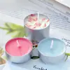Copo Vazio para Vela Concha de Alumínio Vazio Recipiente de Ghee para DIY Concha para Velas de LED Molde para Moldar Velas Aromáticas Materiais para Copos