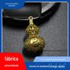 Pingente de colar de cabaça oca de latão pingente de celebridade da internet pingente de chaveiro acessórios para roupas e bolsas