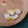 Colar Pingente Agata Wushi Pai de Uma Mordida Pingente Colorido de Gato de Patinha de Ágata Novo Estilo Chinês Estilo Nacional Pingente de Abóbora Lótus