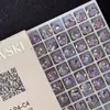 Brincos Autênticos Huazi 6m de Estrela de Quatro Pontas com Diamantes, Sensação de Luxo Leve, Temperamento Doce e Cool, Design de Personalidade de Alto Padrão, Modernos e Fáceis de Combinar