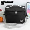 Bolsa de Almuerzo Calentable Bolso de Mano Bolsa Térmica Papel de Aluminio Bolsa de Almuerzo Engrosada Gran Capacidad con Bolsa de Almuerzo Bolsa de Comida para Oficinista de Moda