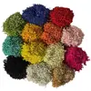 Cuentas Imitación Núcleo de Flor Perlado de 3 mm Cuentas de Yeso Estambre de Flor Centro de Flor de Malla de Seda Materiales para Joyería Hecha a Mano Venta al por Mayor