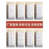 Gabinete de Zapatos para Empleado de Fábrica Casillero de Hoja de Hierro de Seis Puertas para Dormitorio Gabinete de Almacenamiento de 24 Puertas con Cerradura Casillero de Vestidor de Cuatro Puertas