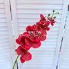 Set de Boda de Phalaenopsis Francesa de 9 Cabezas de Película Impresa en 3D Decoración para el Hogar Flor Artificial Arreglo Floral para Hotel Flor Transfronteriza