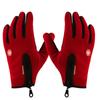 Luvas Ciclismo Cross-Border Dedo Inteiro Touch Screen Luvas Esportivas Outdoor Aveludadas Espessas Antiderrapantes Quentes Montanhismo Ski