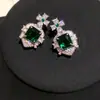 Liu Cui Kong Ting~Pulsera de Circonita Cuadrada, Estilo Palacio Vintage, Noble y Elegante, Diseño de Nicho, Joyería Femenina de Lujo Ligero