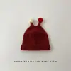 Chapéu de Lã para Bebê Outono e Inverno Super Fofo Bola de Pelo Pequeno Tentáculo Chapéu Pulôver Chapéu de Tricô para Bebê Recém-nascido Inverno