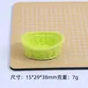 Cesta tridimensional multicolor de dibujos animados hecha a mano para accesorios de joyería DIY, resina de pegamento de crema, paquete de materiales de accesorios pequeños al por mayor