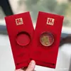 Oro Puro 999 Princesa, ¡Por Favor Hazte Rica! Nuevo Estilo Sobre Rojo Pegatina para Teléfono Regalo para Reunión Anual de la Empresa Contrato