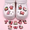 Amuletos para Zuecos Estilo Pastoral: Oveja Linda, Cesta de Flores, Mariposa Hebilla Decorativa de Goma Suave, Accesorios de Hebilla para Zapatos con Temática de Jardín