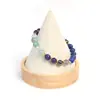 Pulseras Populares de Piedra Natural Transfronterizas, Piedra de Bilis Negra, Lapislázuli, Amatista, Etc., Unisex, En Stock al por Mayor