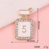 Zuecos Populares Nuevos de Song Lian Accesorios de Joyería DIY Pulsera de Perlas Material Decorativo para Botella de Perfume Estilo Mismo que Douyin