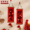 Decoraciones de Año Nuevo Atmósfera 2026 Montaje de Atmósfera de Año Nuevo Festival de Primavera Año del Caballo Felicitaciones de Año Nuevo Día de Año Nuevo Adornos Colgantes Festivos
