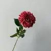 Nova Dália Colorida de Galho Único Impressa em 3D Decoração Transfronteiriça para Salão de Casamento Bola de Flor de Seda Artificial para Casa Crisântemo