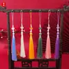 BoTing Nudo Chino Colgante de Perla con Borla Adorno para Coche DIY Colgante para Bolso Broche Decoración Estilo Antiguo Hanfu