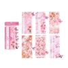 Flores de Papel Material Momo Serie Danza de Mariposas Ins Mariposa Manual de Bolsillo Base Decorativa DIY Pegatinas 30 Hojas en 6 Estilos