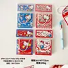 Caderno Portátil Sanrio Hello Kitty Kuromi Cachorrinho Corrente de Pérolas Bolsa Caderno de Páginas Coloridas
