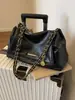 Bolsa tote 2026 novo modelo, elegante e de alta qualidade, bolsa de grande capacidade para o dia a dia, bolsa de ombro com corrente simples e casual, bolsa transversal