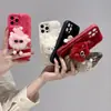 Adecuado para iPhone 15 Pro Max Felpa Funda para Teléfono Móvil Muñeca Muñeca DIY Manzana 14 Dibujos Animados Linda Funda para Teléfono Móvil