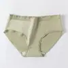 Ropa interior de algodón para mujer Live Simple con refuerzo, de cintura media, ligera, con borde elástico en la cintura, estilo japonés, color caramelo, bragas para mujer