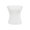 Exportação Transfronteiriça Roupas Femininas 2025 Verão Estilo Europeu e Americano Cor Pura Ajuste Slim Top Tubo Regata Suspender Feminino X1504F