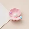 Concha de perla ~ linda caricatura pegamento de crema funda para teléfono móvil accesorios de resina cadena para teléfono móvil colgante joyería diy hecha a mano