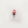 Clip de Selagem Transparente Desenho Animado de Natal Clip Fofo para Cartão Postal Material de Papelaria Material Escolar de Alto Valor Clip para Arquivo