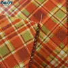 Fita de Ação de Graças com Folha de Bordo Tema Colheita de Outono Fita com Borda de Arame Tecido Embalagem de Caixa de Presente Decoração de Casa Fita de Linho Artificial