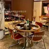 Cafeteria Famosa na Internet Loja de Sobremesas Conjunto de Mesa e Cadeiras de Mármore Conjunto de Mesa e Cadeiras de Bar Retrô Americano Mesa de Jantar para Pequeno Bar