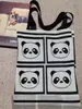 Bolsa de Ombro Flor Doce Estilo Japonês e Coreano Bolsa Tote de Tricô de Grande Capacidade Versátil para o Dia a Dia Bolsa para Livros de Estudante