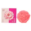 Sabonete Natural de Limpeza Facial à Base de Plantas, Sabonete Removedor de Ácaros, Sabonete com Aroma de Rosa e Peônia, Sabonete de Banho, Sabonete Artesanal com Fragrância Duradoura
