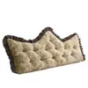 Almohada corona al por mayor cojín de cabecera respaldo grande poner almohada de cama sofá cabecera bolsa suave almohada de cintura para cabecera