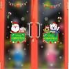 XH6268 cena de decoração de Natal layout adesivos de janela de vidro árvore de Natal velho adesivos de parede de presente pequeno