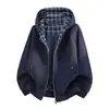 Jaqueta Masculina, Moletom com Capuz Solto e Simples, Cardigã, Estilo Unissex, Moderno, Estiloso, Versátil, Top Casual