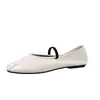 Piel de Oveja Suave~2026 Zapatos Planos Retro de Diseño Nicho con Boca Poco Profunda para Mujer, Zapatos de Ballet Versátiles Estilo Francés, Mary Jane