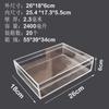 Caja de Regalo Rectangular Transparente de Acrílico Grado Alimenticio para Té Caja de Plástico Regalo de Boda Venta al Mayoreo